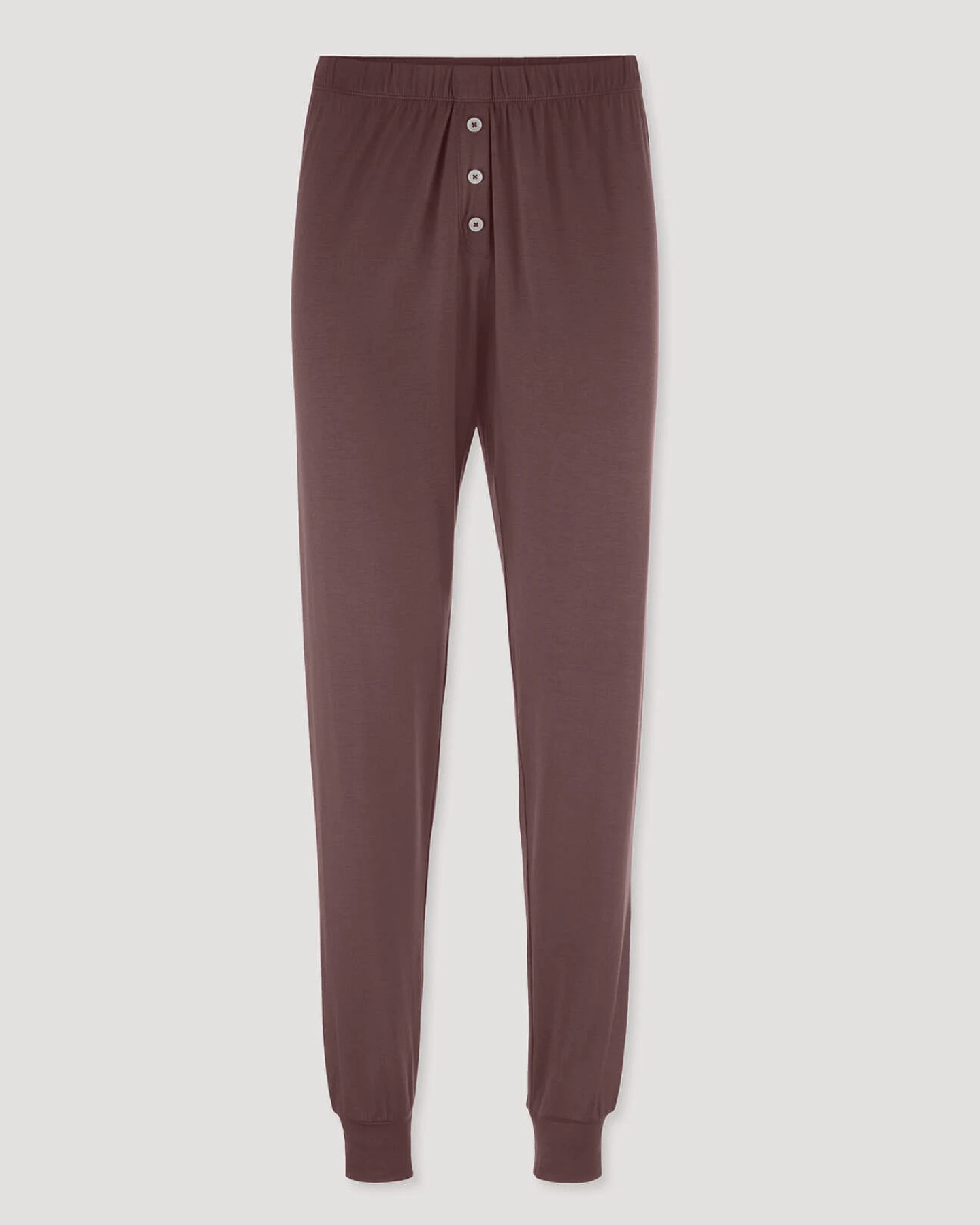 hessnatur Damen Schlafhose PURE FLOW aus TENCEL™ Modal - braun - Größe 46 – Ansicht 4