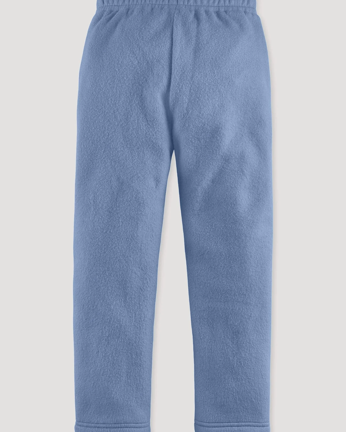 hessnatur Kinder Softfleece Hose aus Bio-Baumwolle - blau - Größe 110/116 – Ansicht 2
