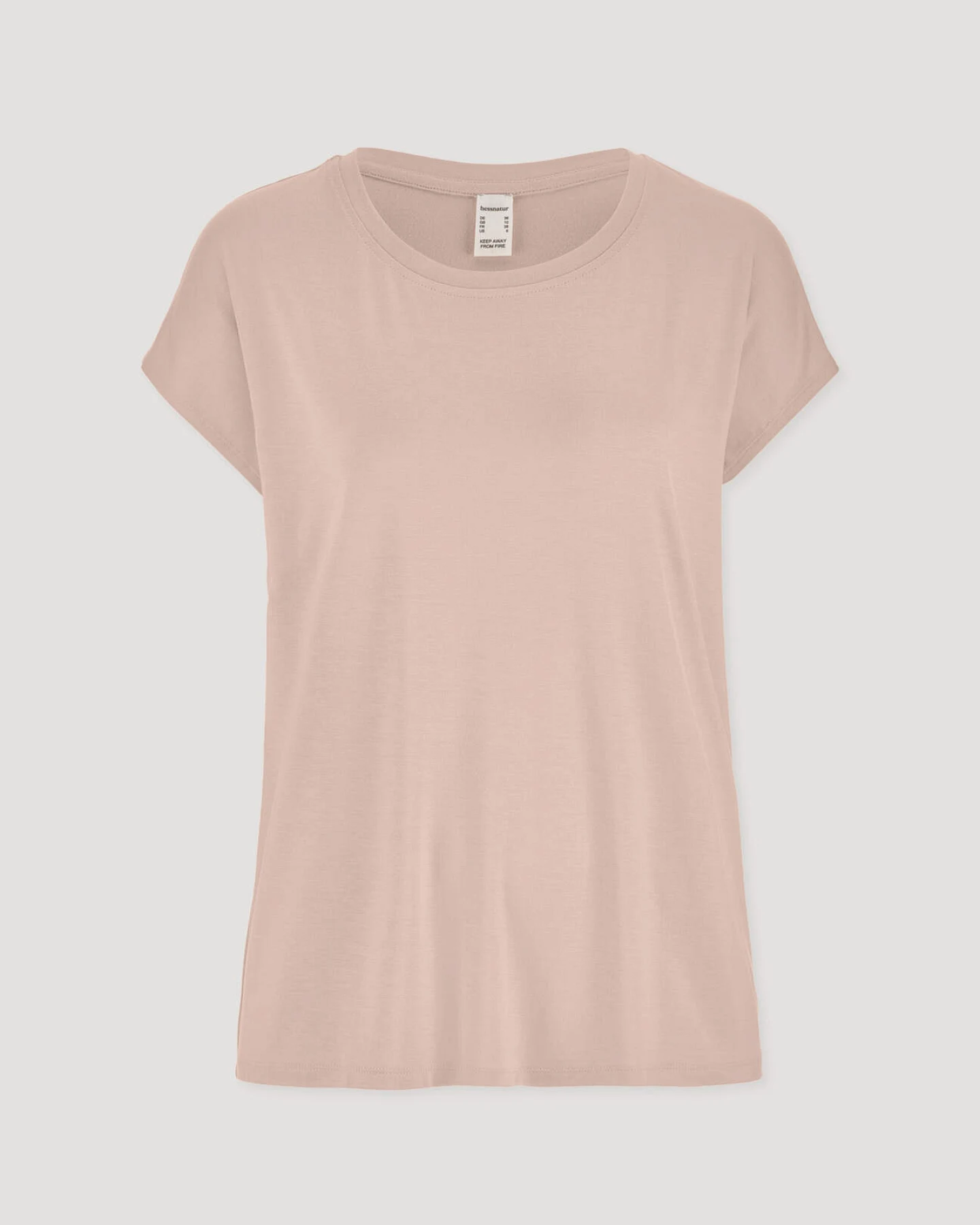 hessnatur Damen Schlaf T-Shirt PURE FLOW aus TENCEL™ Modal - rosa - Größe 42 – Ansicht 3