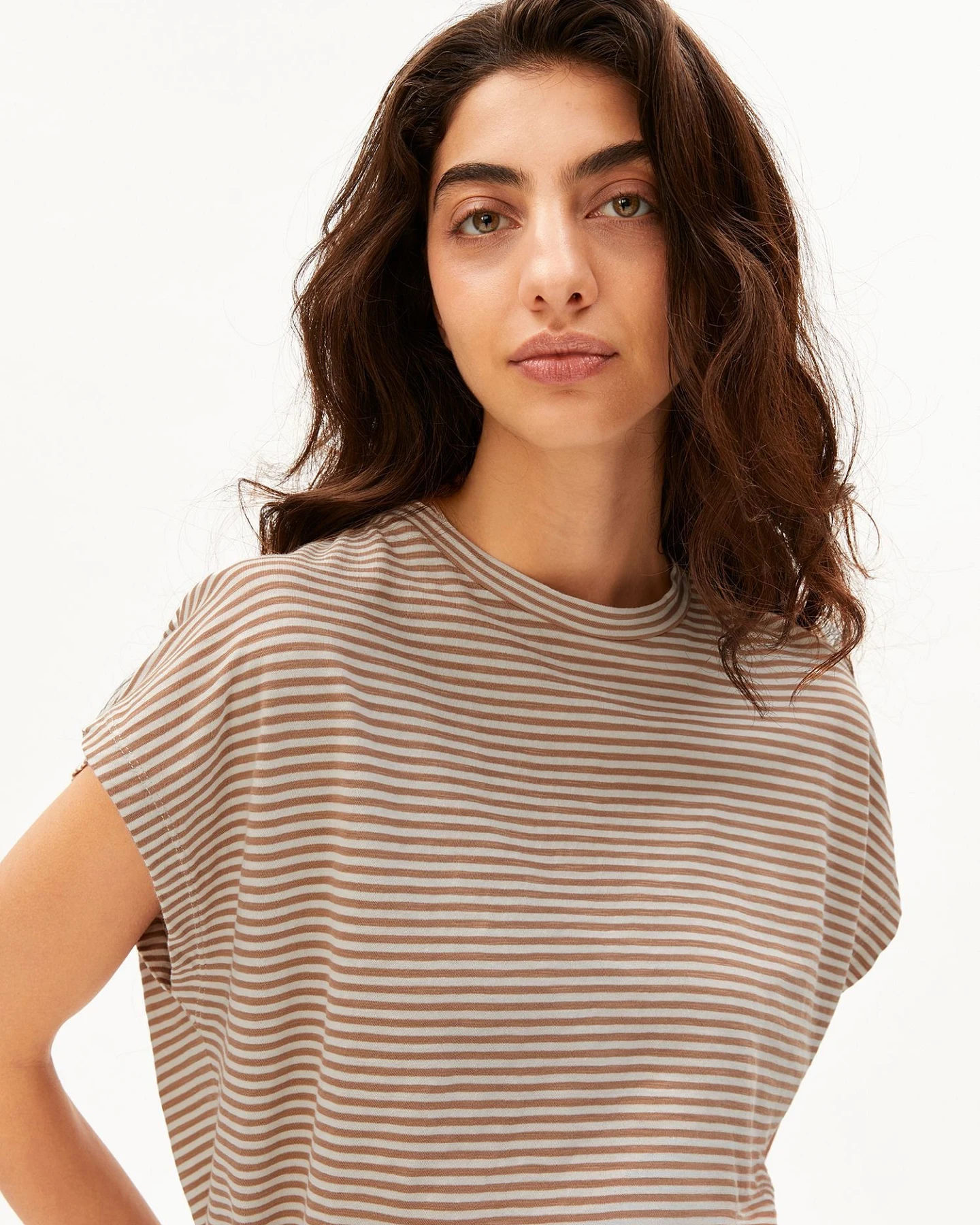 ARMEDANGELS T-Shirt SLUB JERSEY STRIPE – Ansicht 4