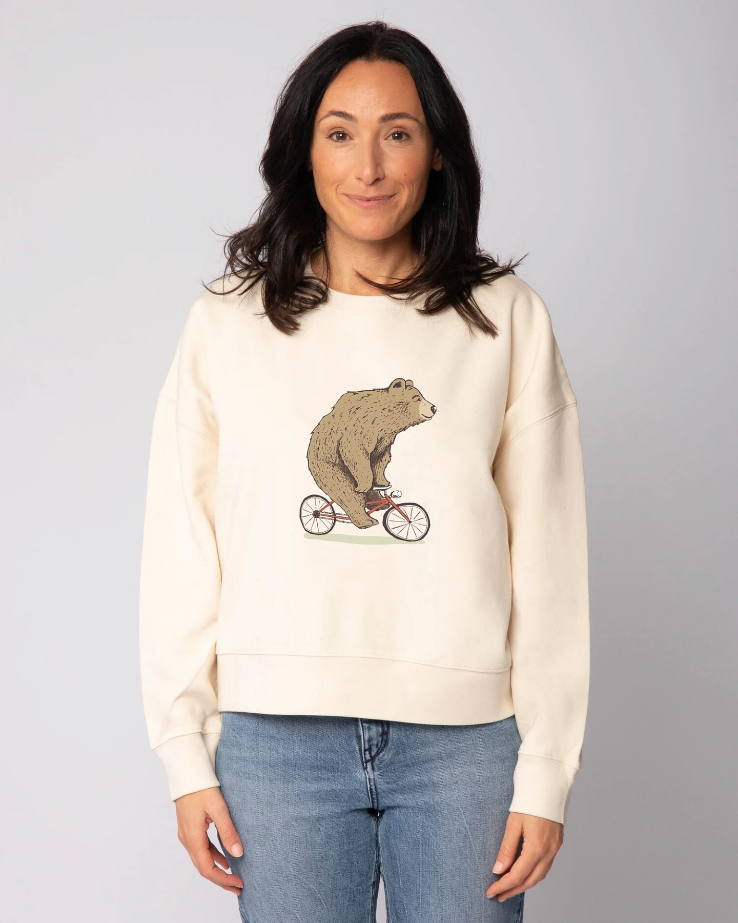 Watapparel Sweatshirt Fahrradbär – Ansicht 2
