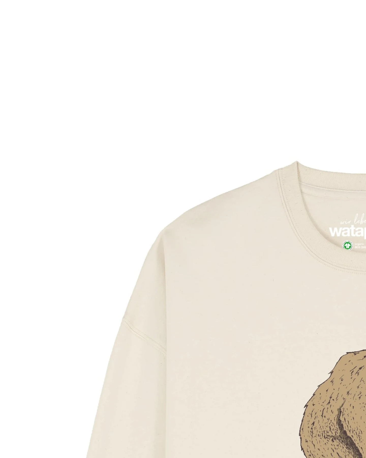 Watapparel Sweatshirt Fahrradbär – Ansicht 3