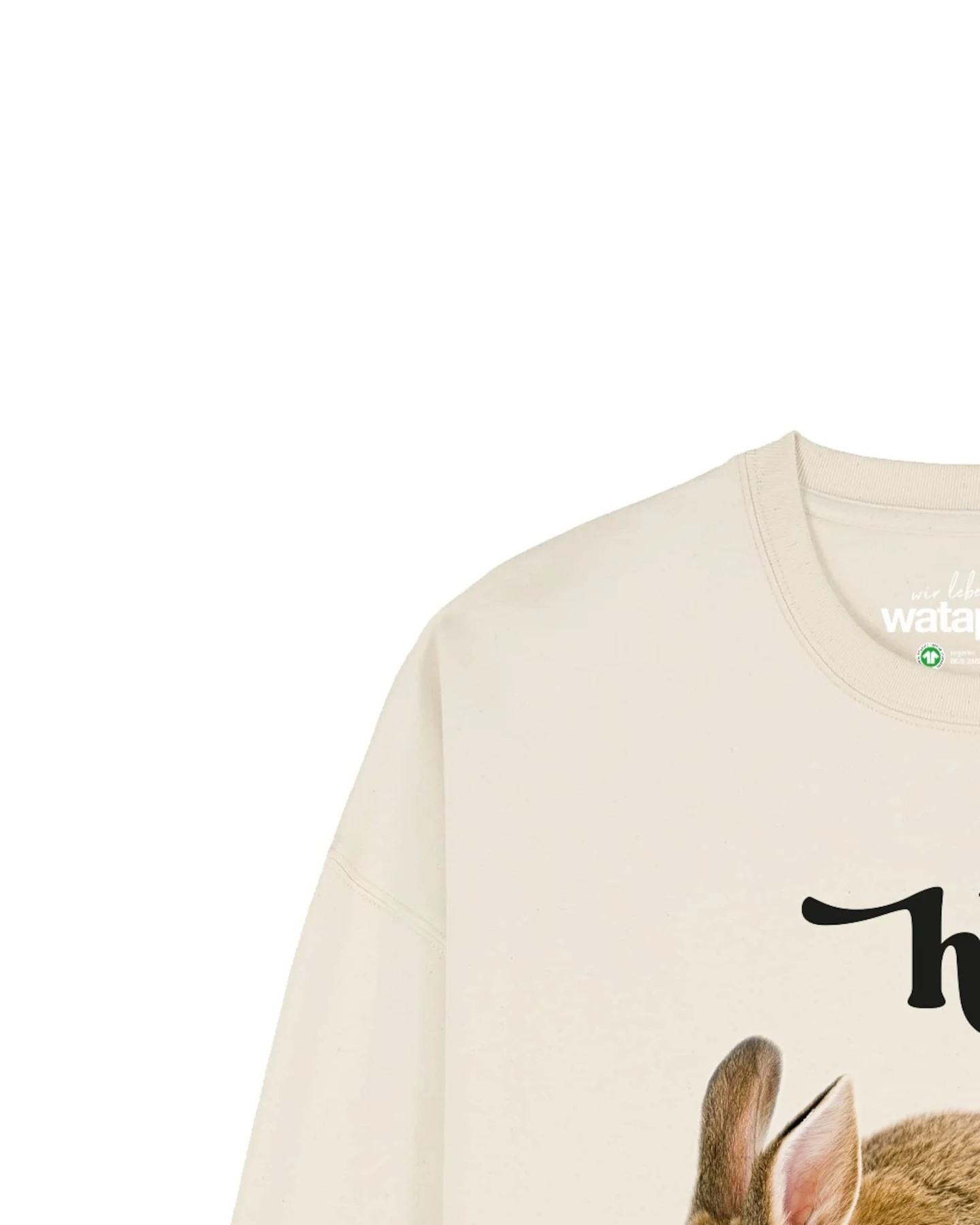 Watapparel Sweatshirt Ich hase dich! – Ansicht 3