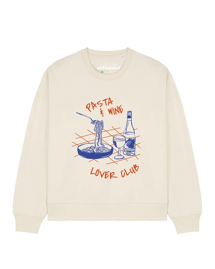 Watapparel Sweatshirt Pasta lover club