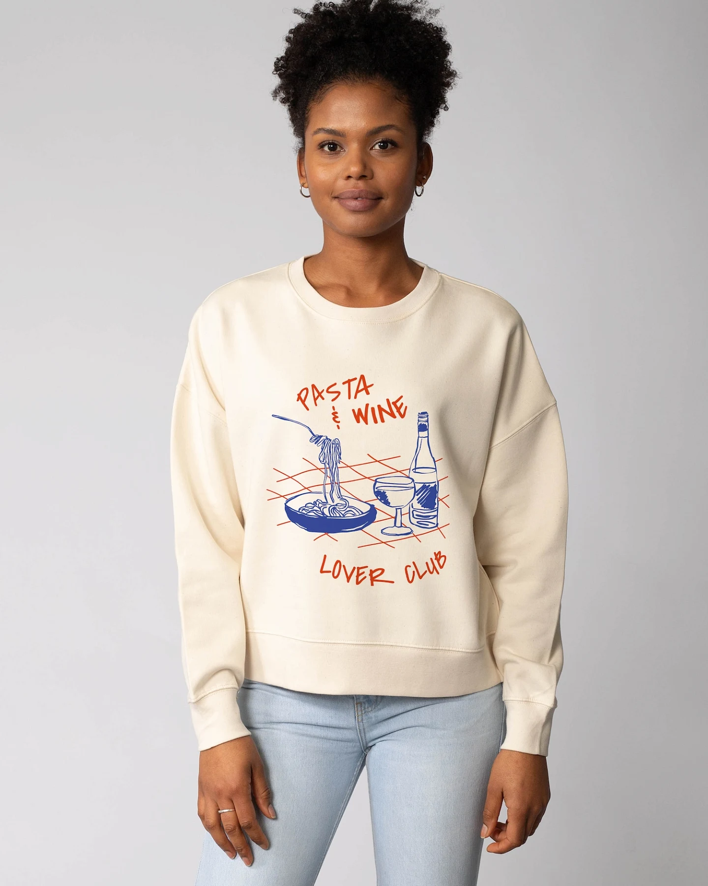 Watapparel Sweatshirt Pasta lover club – Ansicht 2