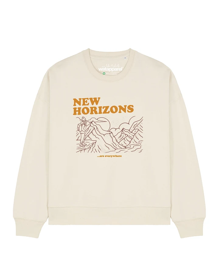 Produktseite: Watapparel Sweatshirt New horizons are everywhere