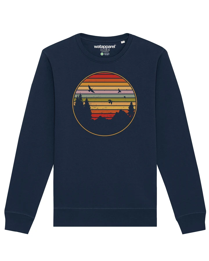 Produktseite: Watapparel Sweatshirt Sunset Berge & Tannen