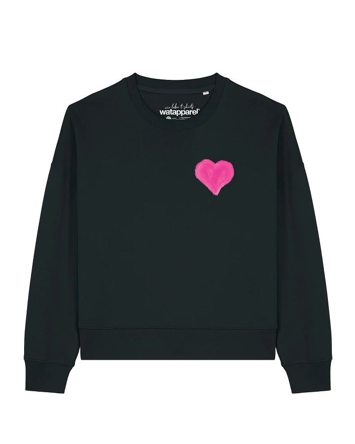 Watapparel Sweatshirt Pink Heart