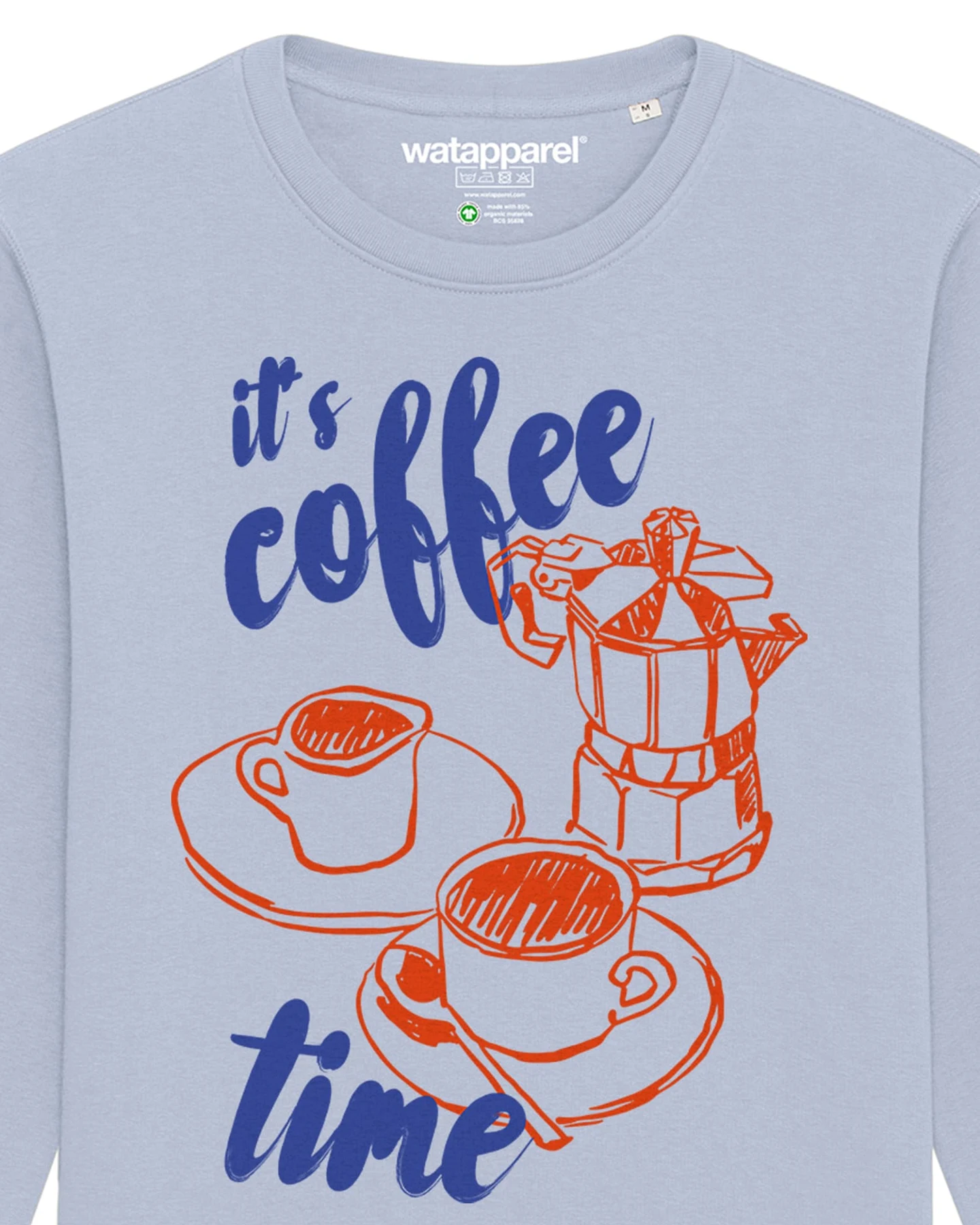 Watapparel Sweatshirt Its Coffee Time – Ansicht 3