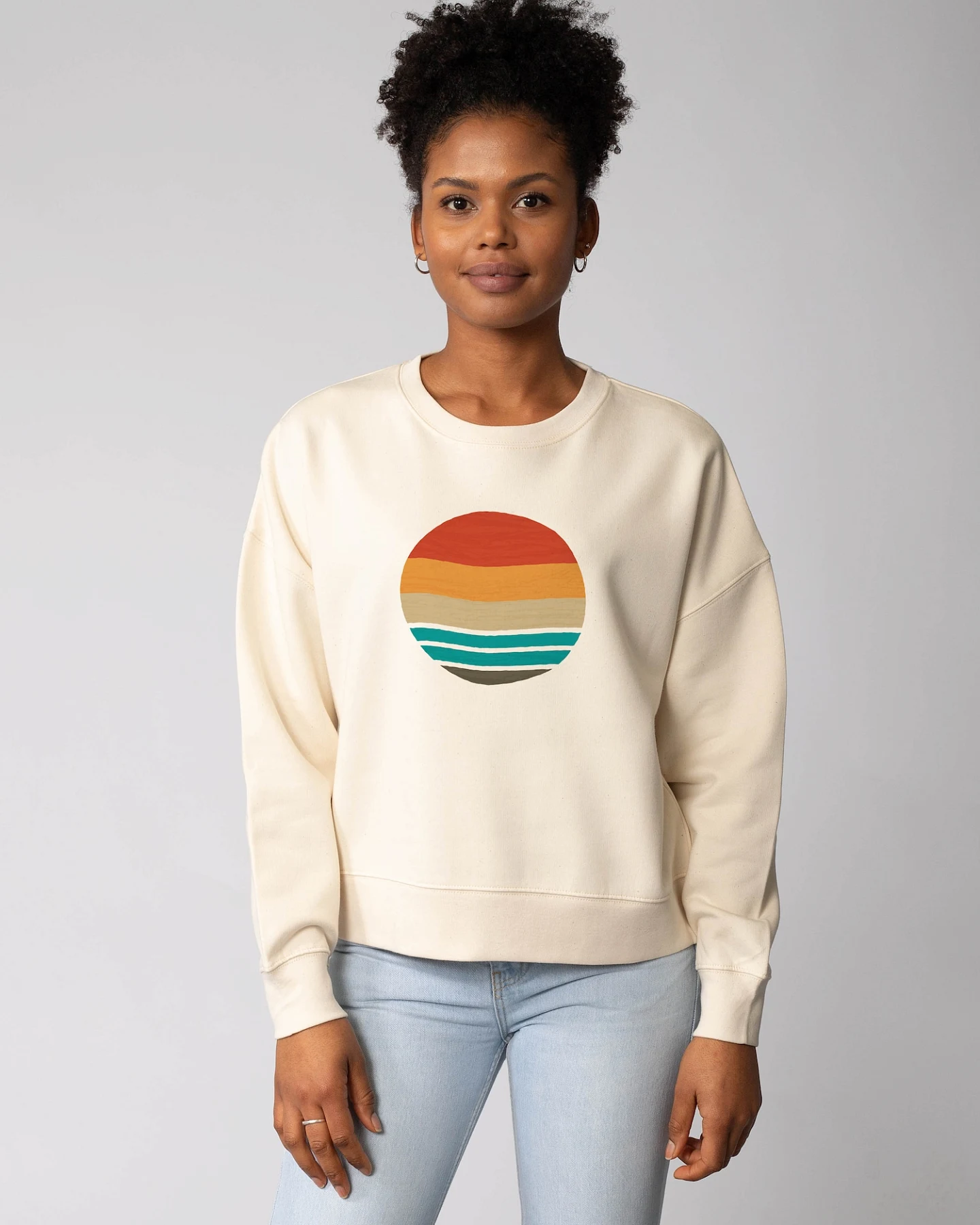 Watapparel Sweatshirt Sunset Ocean – Ansicht 2