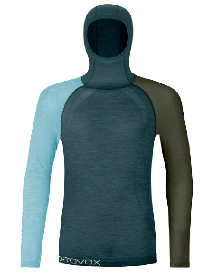 Ortovox - 120 Comp Light Hoody - Merinounterwäsche Gr S blau
