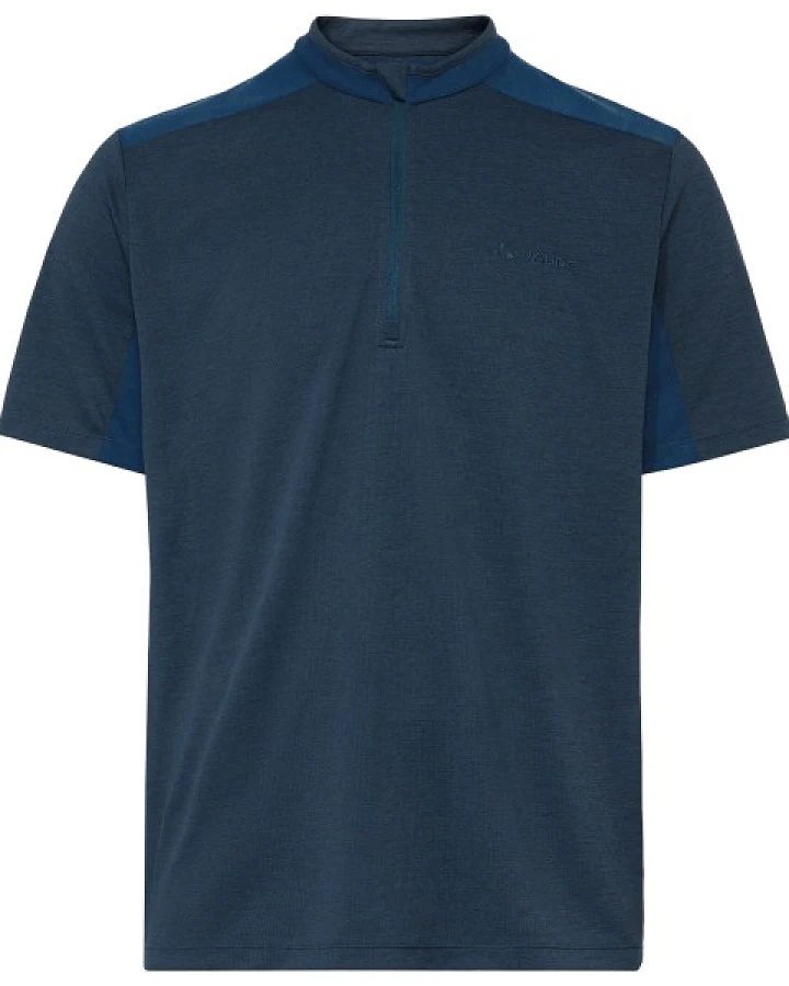 Vaude - Tamaro Half Zip Shirt IV - Radtrikot Gr L blau
