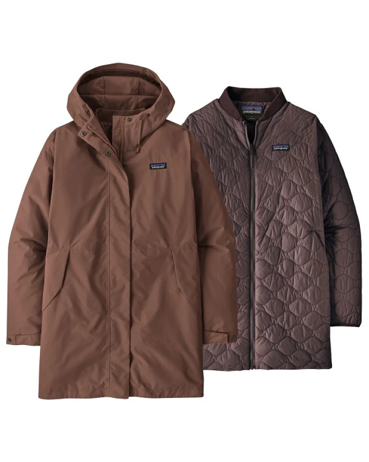 Patagonia - Women's Heyes Peak 3-In-1 Parka - Doppeljacke Gr XS braun