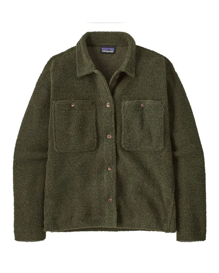 Patagonia - Women's Reclaimed Sweater Shirt Jacket - Freizeitjacke Gr XS oliv