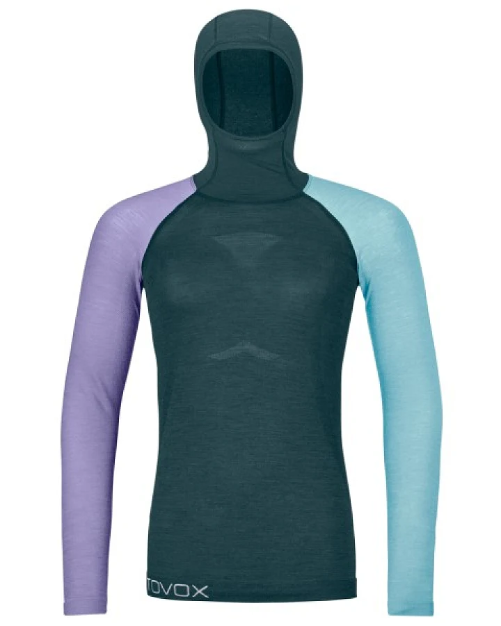 Ortovox - Women's 120 Comp Light Hoody - Merinounterwäsche Gr S blau