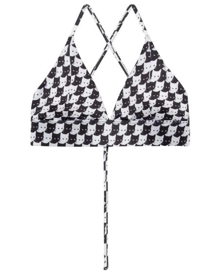 DEDICATED - Women's Bikini Top Alva - Bikini-Top Gr L grau