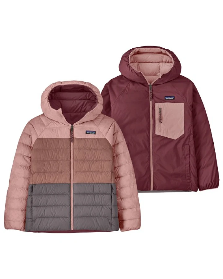 Patagonia - Kid's Reversible Down Sweater Hoody - Daunenjacke Gr XS bunt