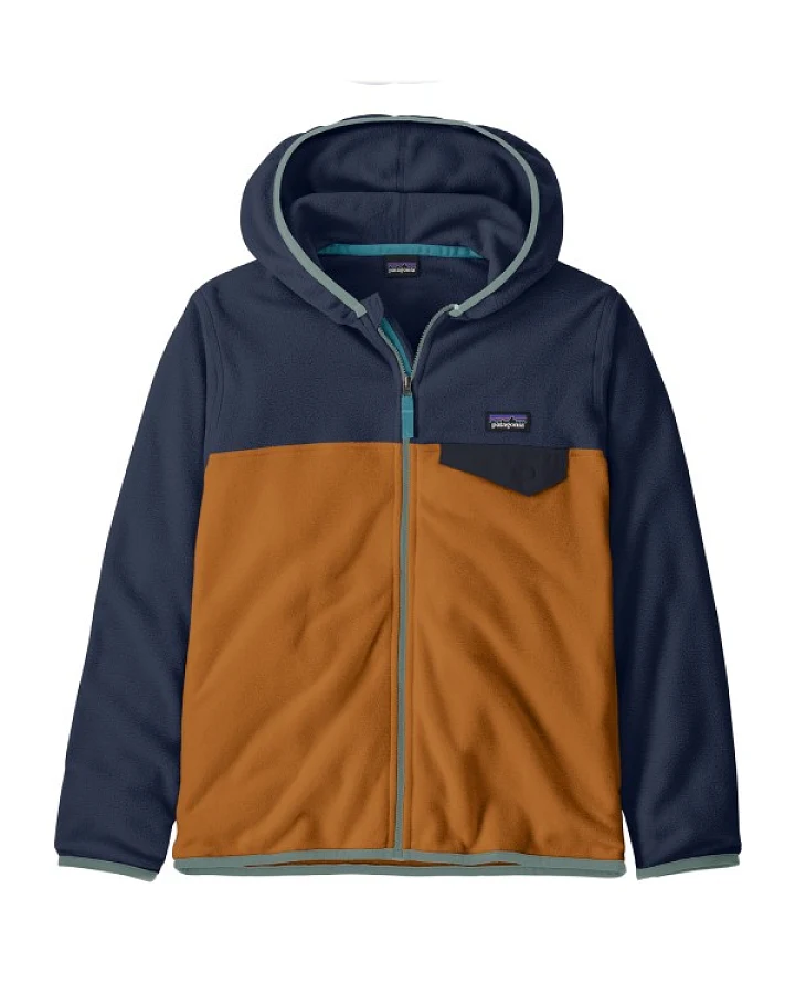 Patagonia - Kid's Micro D Snap-T Jacket - Fleecejacke Gr XS blau/braun