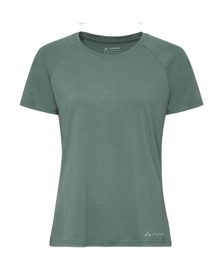 Vaude - Women's Essential Wool T-Shirt - Merinoshirt Gr 40 türkis/oliv