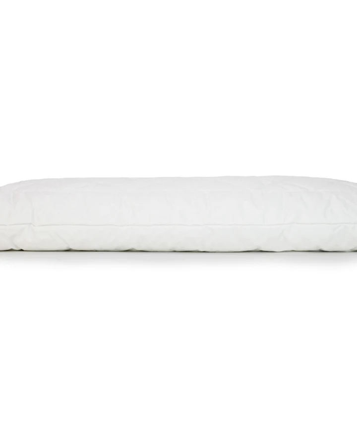 Kopfkissen Baumwolle und Leinen, Füllung Naturlatex-Flocken Maße 40 x 80 cm, 1250g