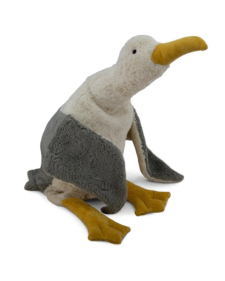 Kinder Körnerkissen Kuscheltier, Dinkelspelz (kbA) Möwe groß Maße 74 x 17 x 78 cm