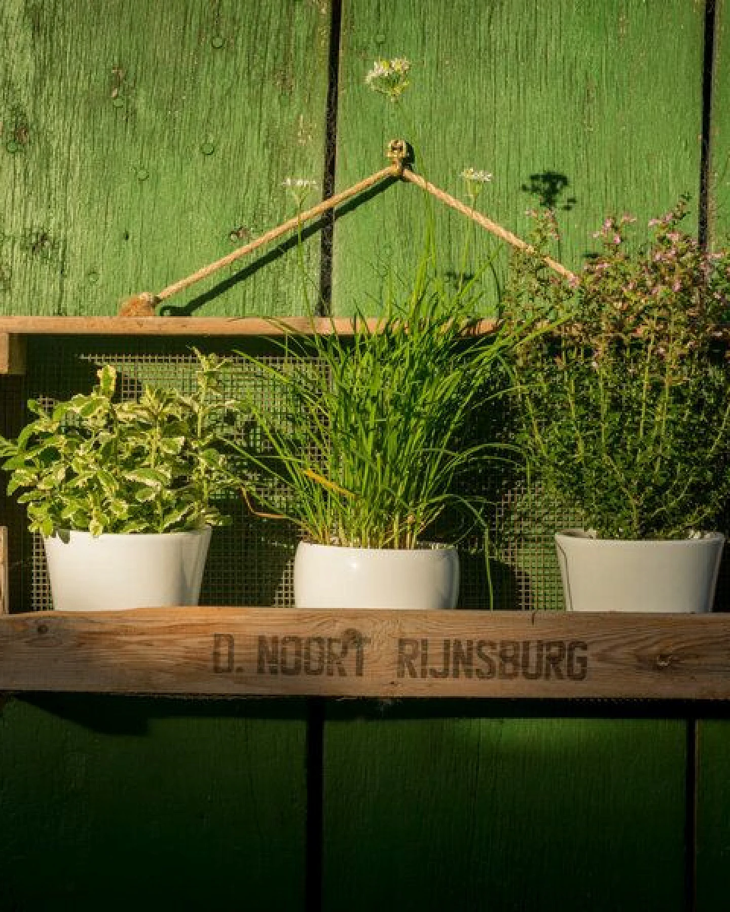 Die Stadtgärtner Upcycling Blumen- & Pflanzenregal I Gartenregal 75 x 18,5 x 35,5 cm – Ansicht 2