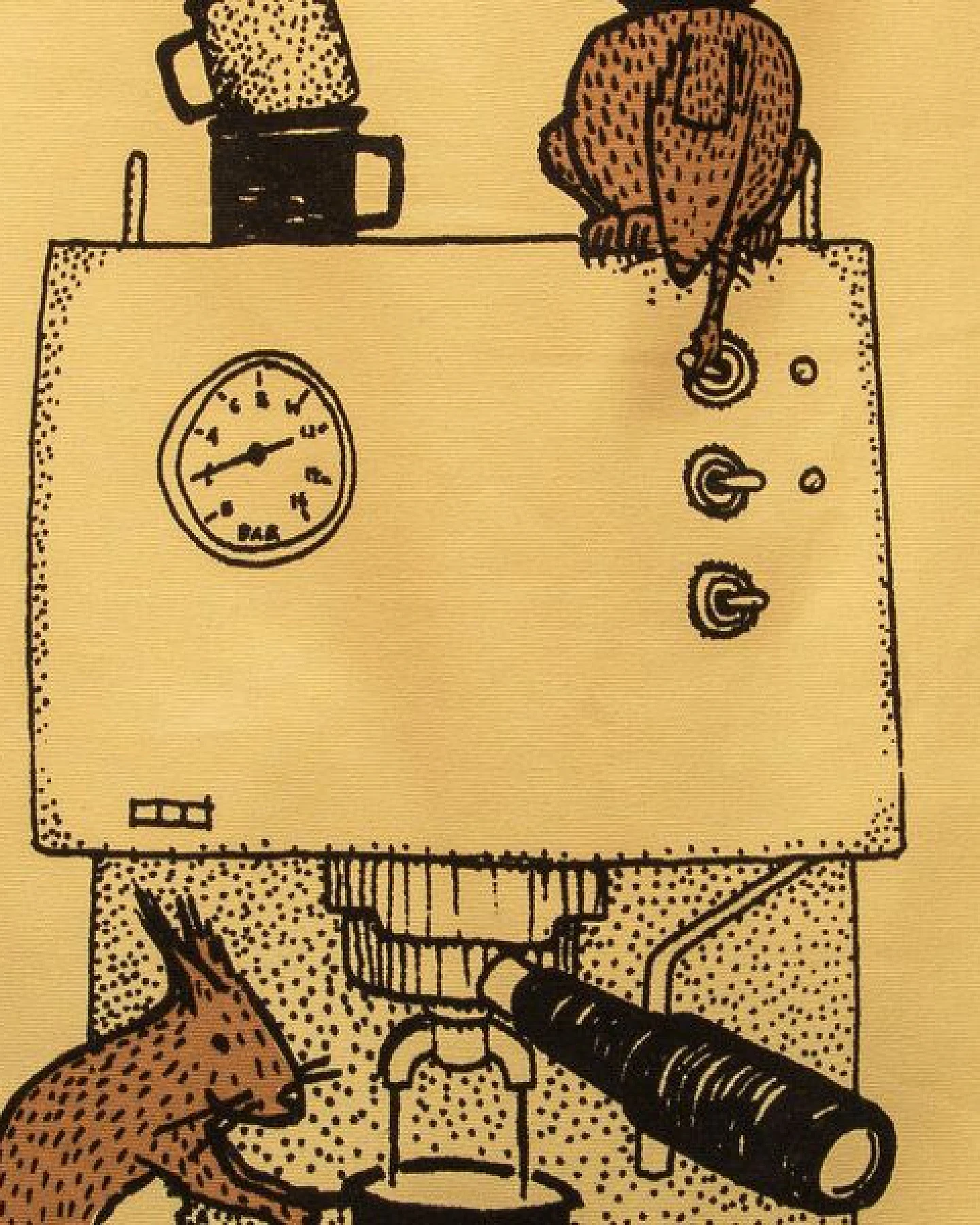 Cmig Kaffeehörnchen Tote Bag / Jutebeutel mit Kaffe und Eichhörnchen – Ansicht 3