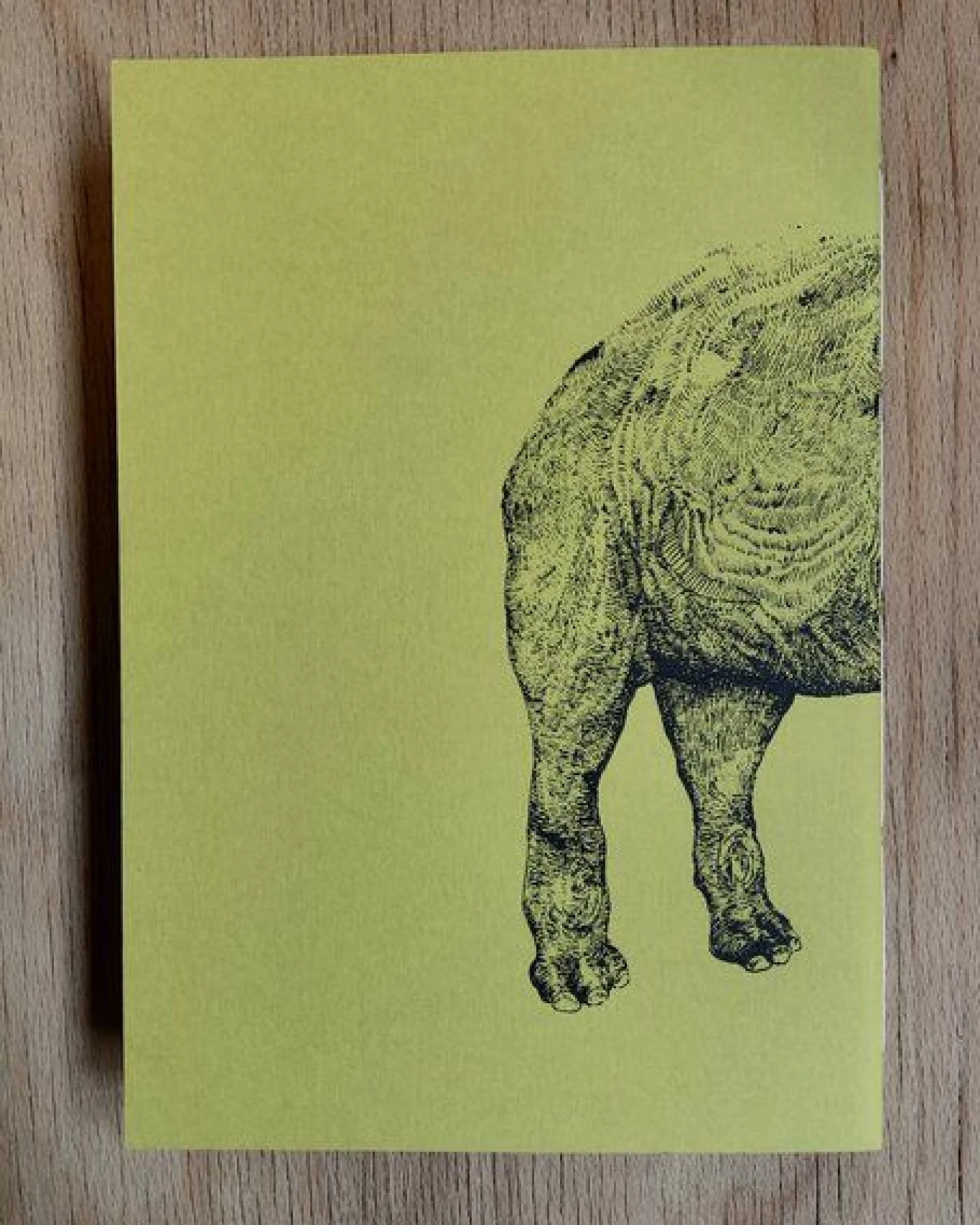 NanMa Handgebundenes Notizbuch „Elefant“ – In Österreich bedrucktes Skizzenbuch für Zeichnen und Journaling – Ansicht 3