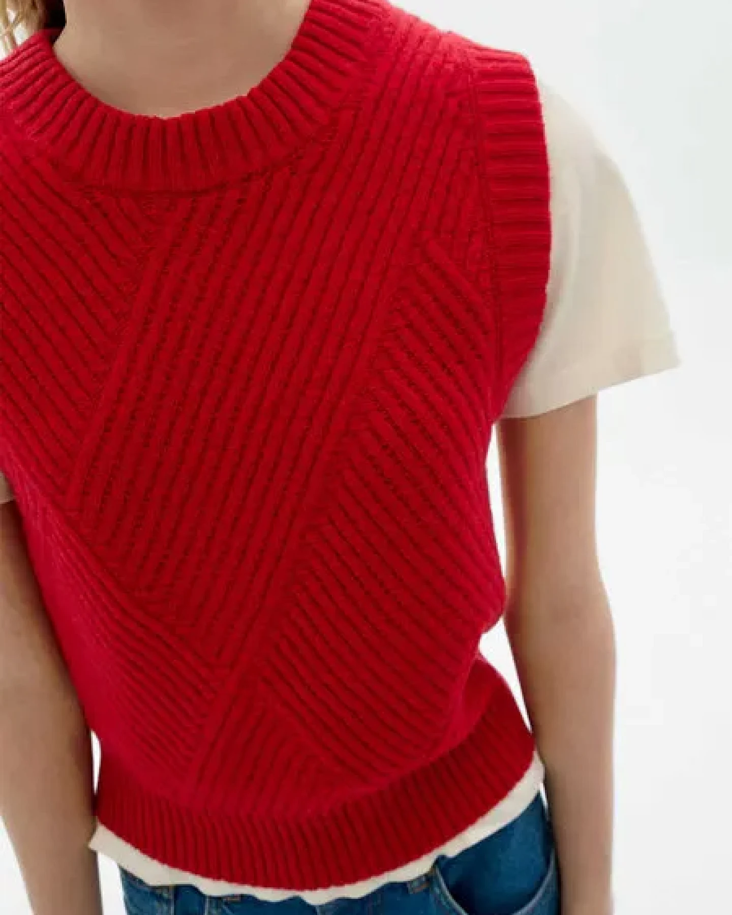 thinking mu Damen Weste - Kaia Knitted Vest - aus Wolle – Ansicht 4