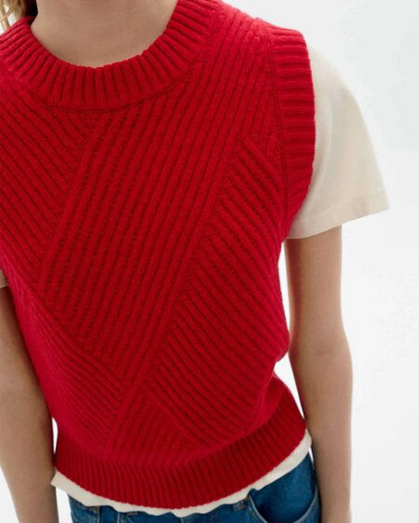 thinking mu Damen Weste - Kaia Knitted Vest - aus Wolle – Ansicht 4
