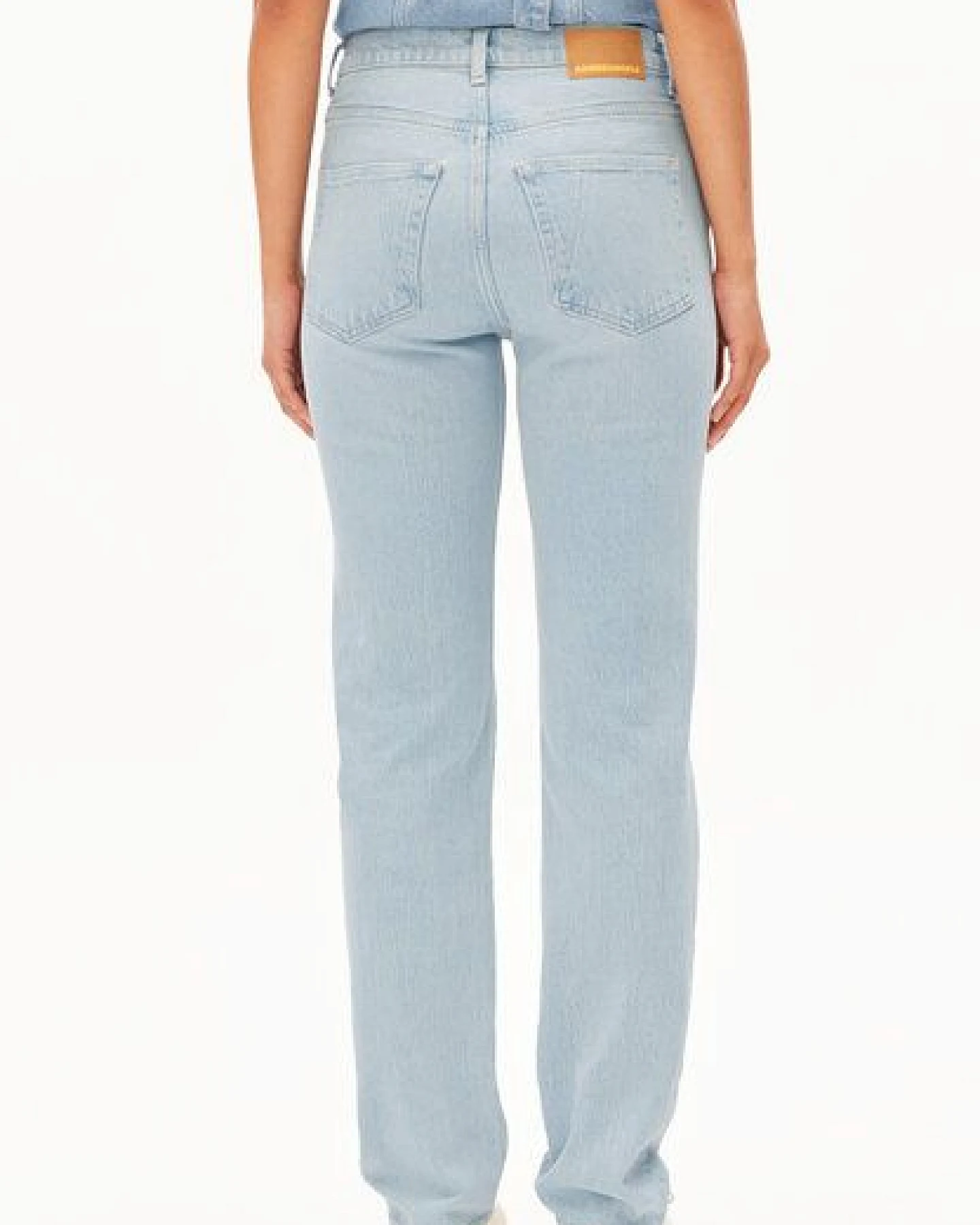 ARMEDANGELS CARENAA Damen Straight Jeans Bio-Baumwoll Mix Comfort Stretch – Ansicht 2