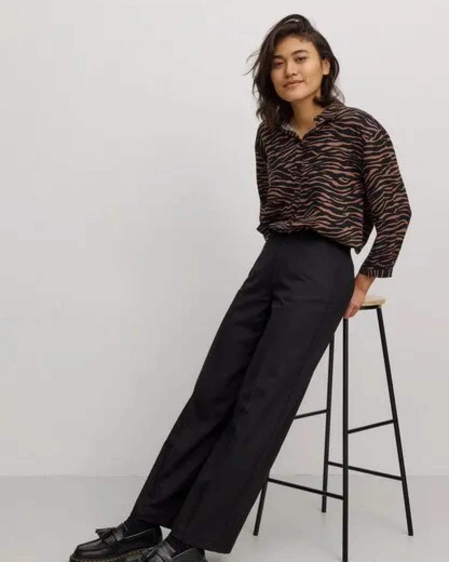 Damen Marlene Hose aus Bio-Baumwolle - LIGULARIA - recolution – Ansicht 2
