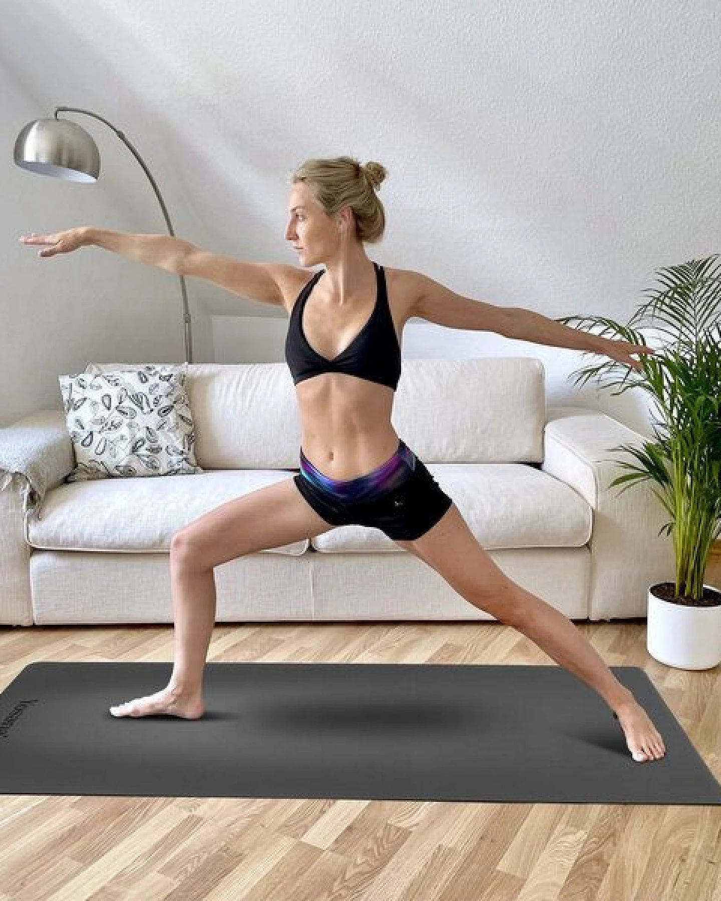 Yosana Yogamatte Ultra Grip inkl. Baumwolltragegurt – Ansicht 3
