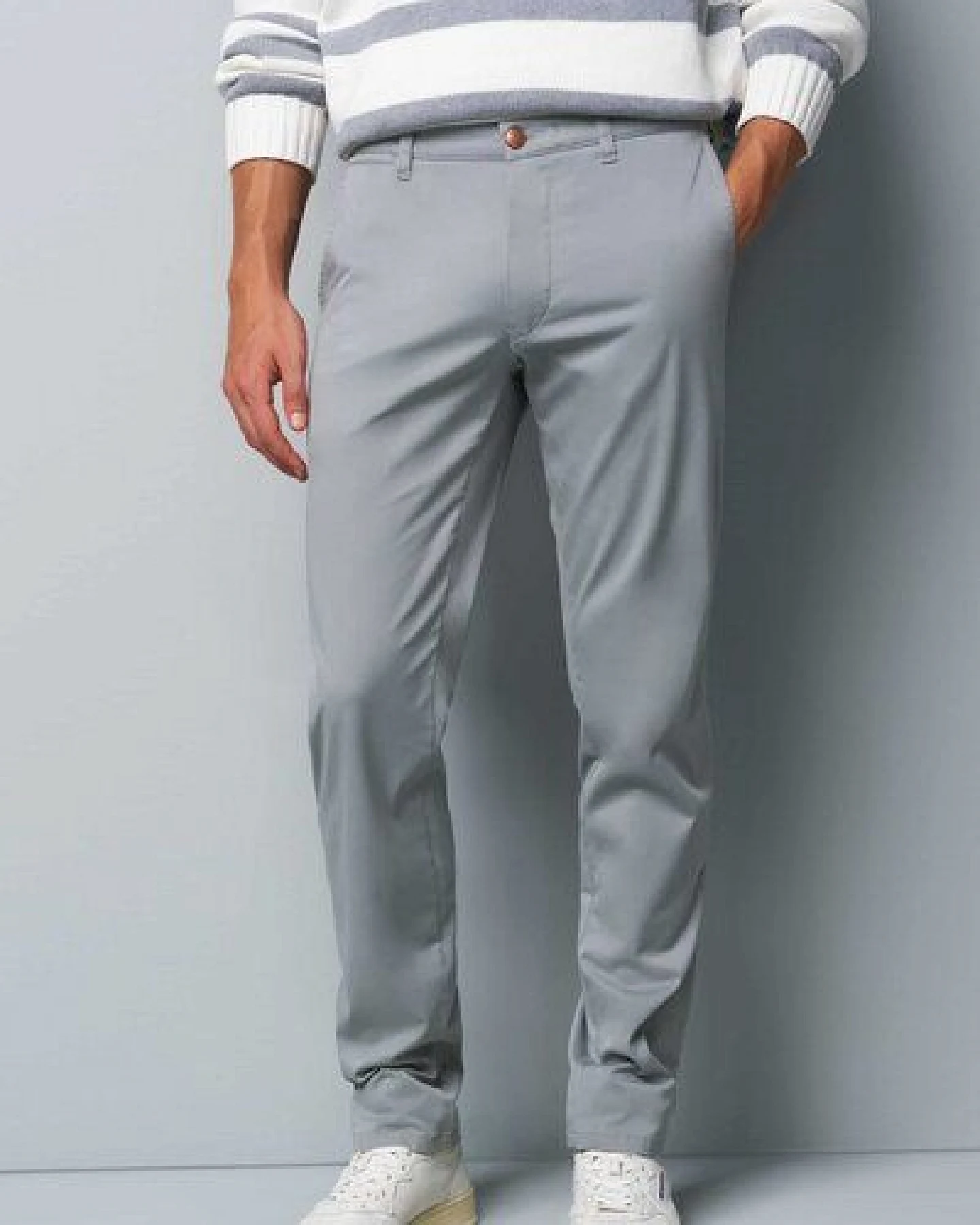 M 5 BY MEYER Ultraleichte Sommer Baumwollchino – Ansicht 2