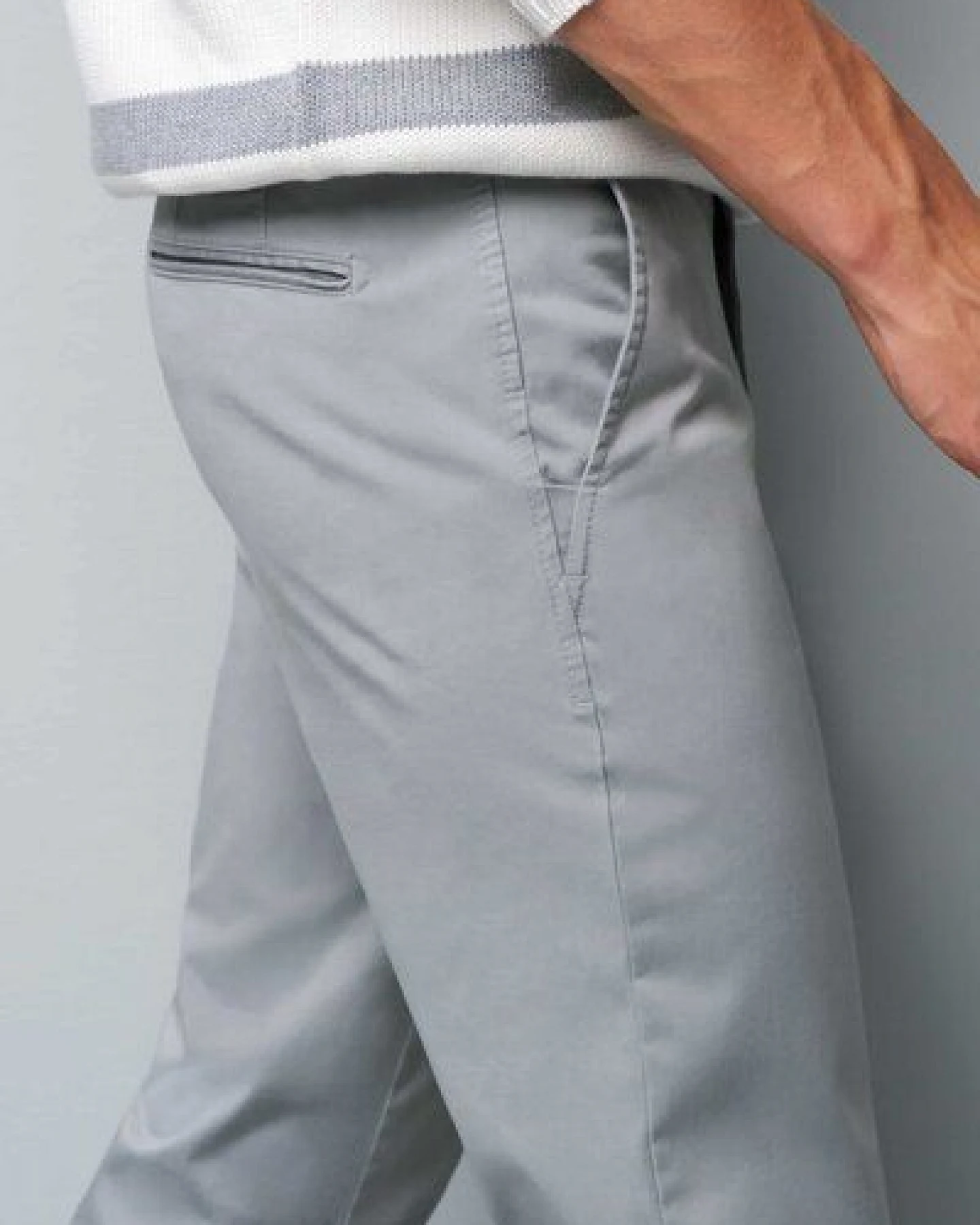 M 5 BY MEYER Ultraleichte Sommer Baumwollchino – Ansicht 4