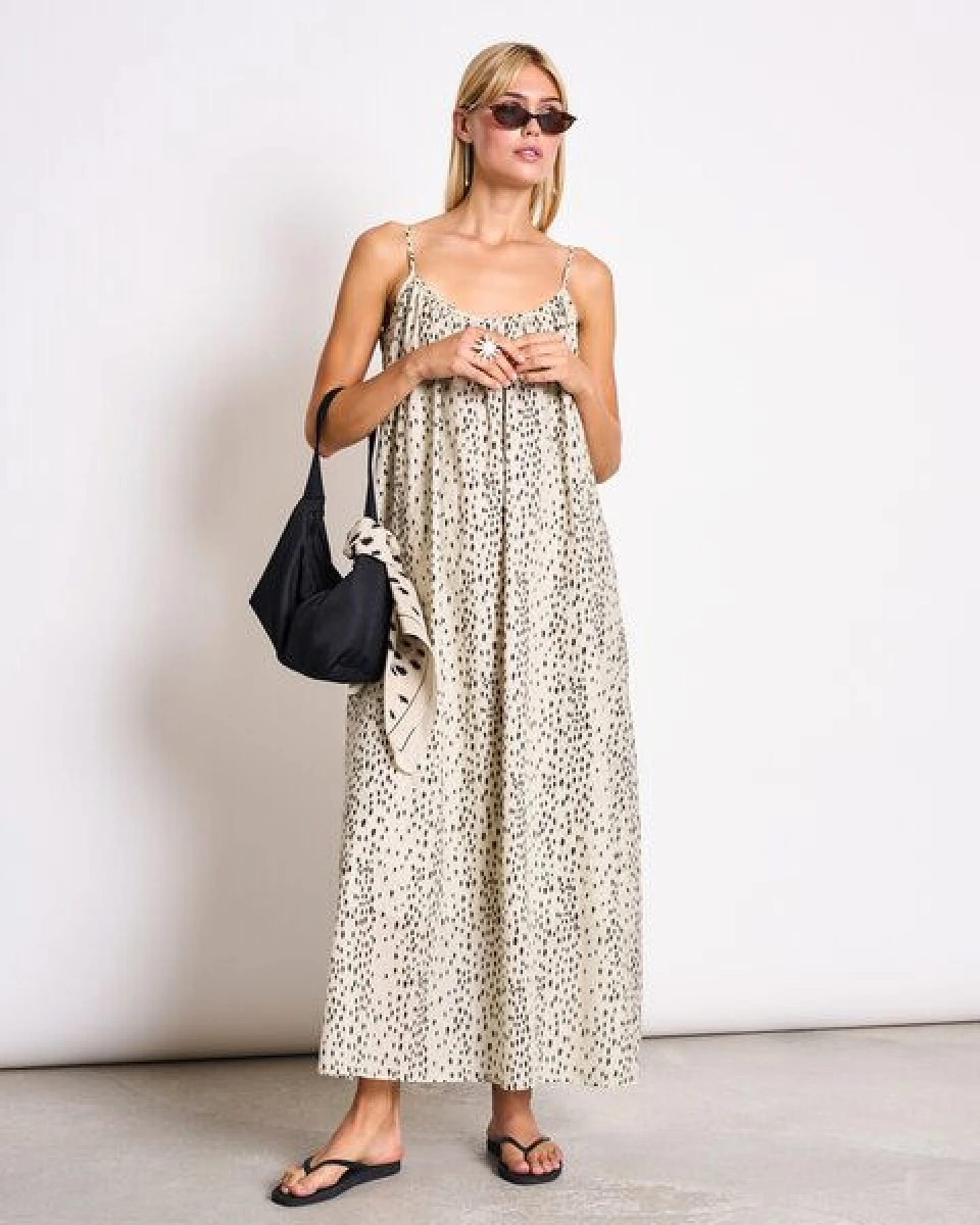 JAN N JUNE Maxikleid TOVA mit Spaghettiträgern – Ansicht 2