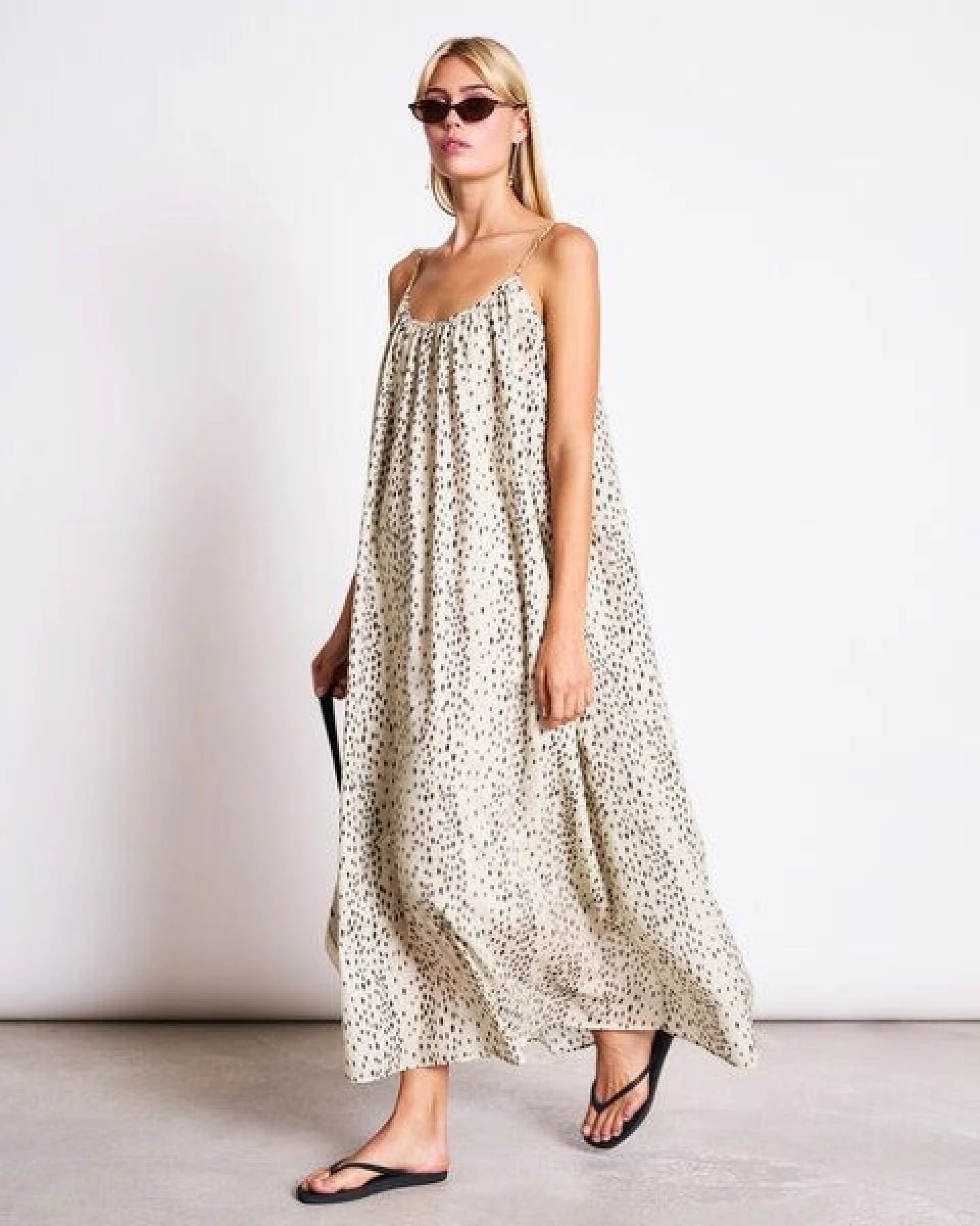 JAN N JUNE Maxikleid TOVA mit Spaghettiträgern – Ansicht 3