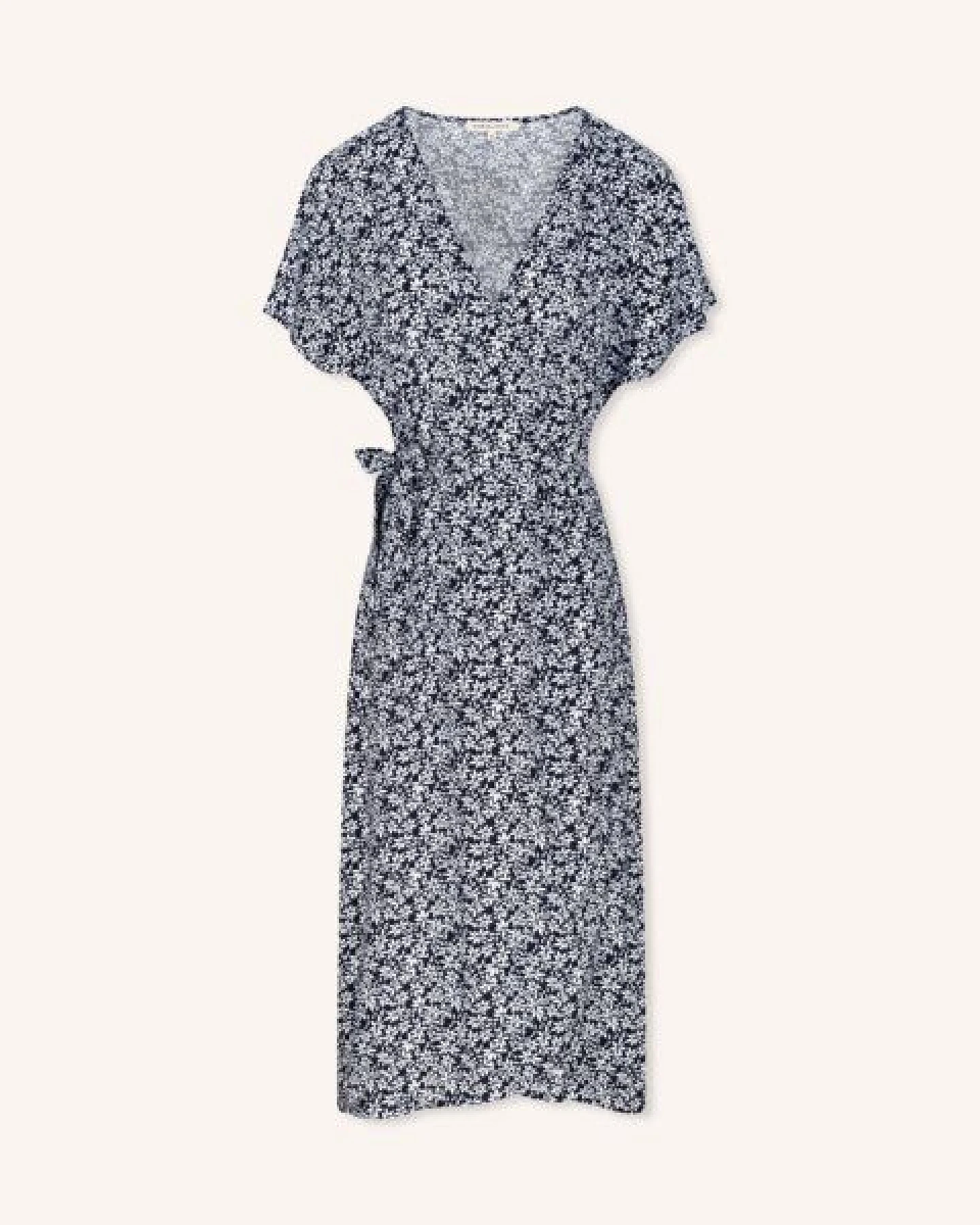 NORDLICHT Wickelkleid Anni mit Blumenmuster aus 100% Ecovero – Ansicht 2