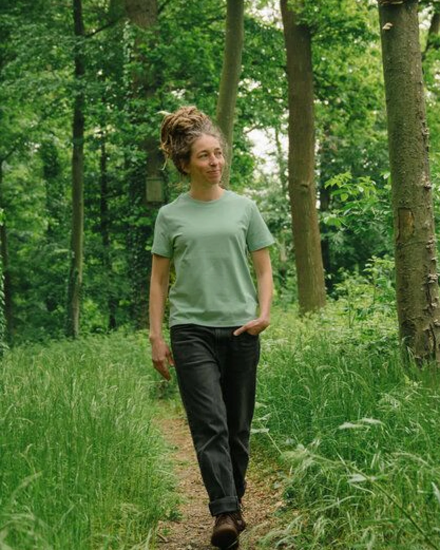 Cmig Damen T-Shirt Kaffee-Hörnchen für Espressoliebhaber – Ansicht 4