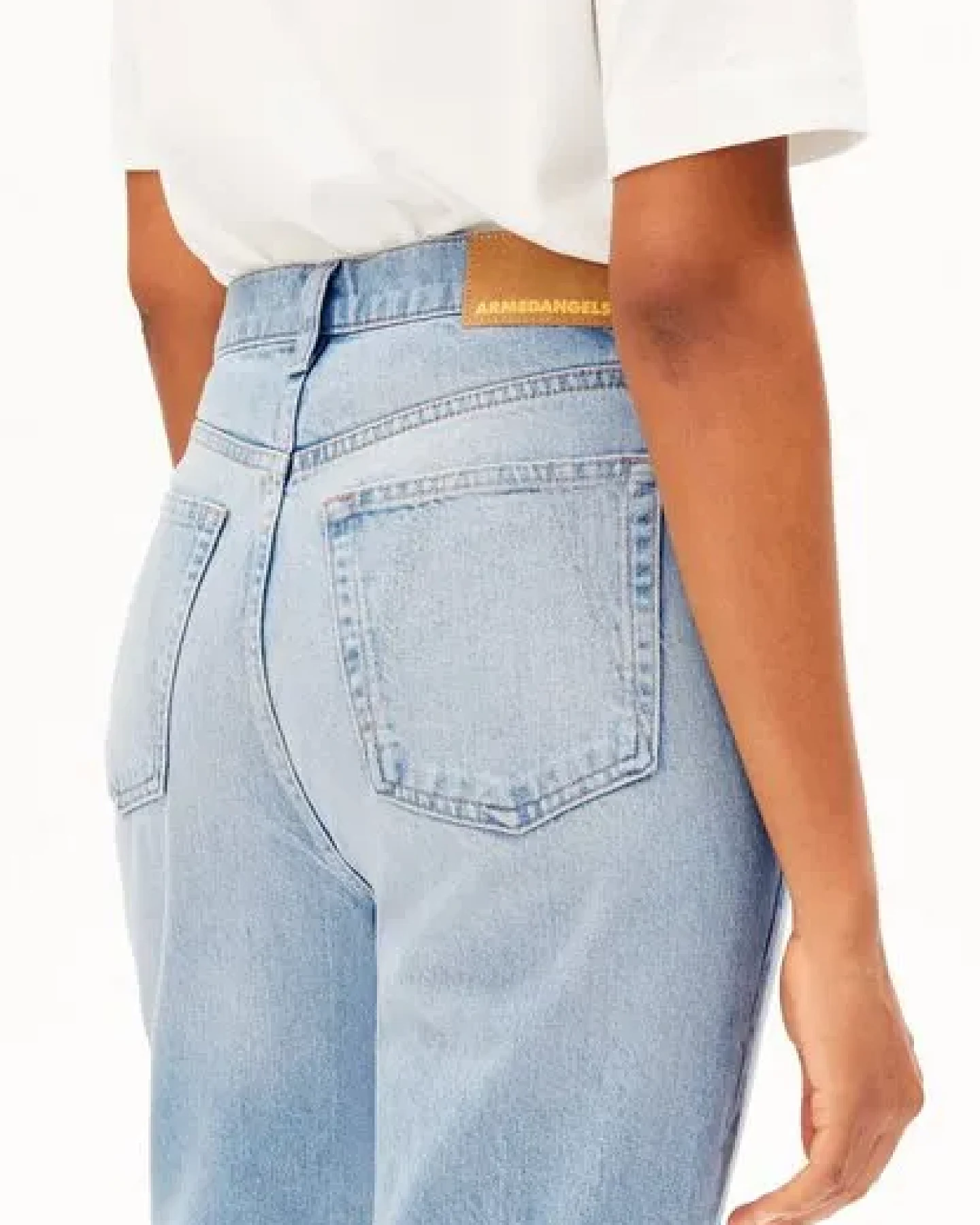 ARMEDANGELS AAIKALA Damen Straight Jeans High Waist aus recycelter Baumwolle – Ansicht 3