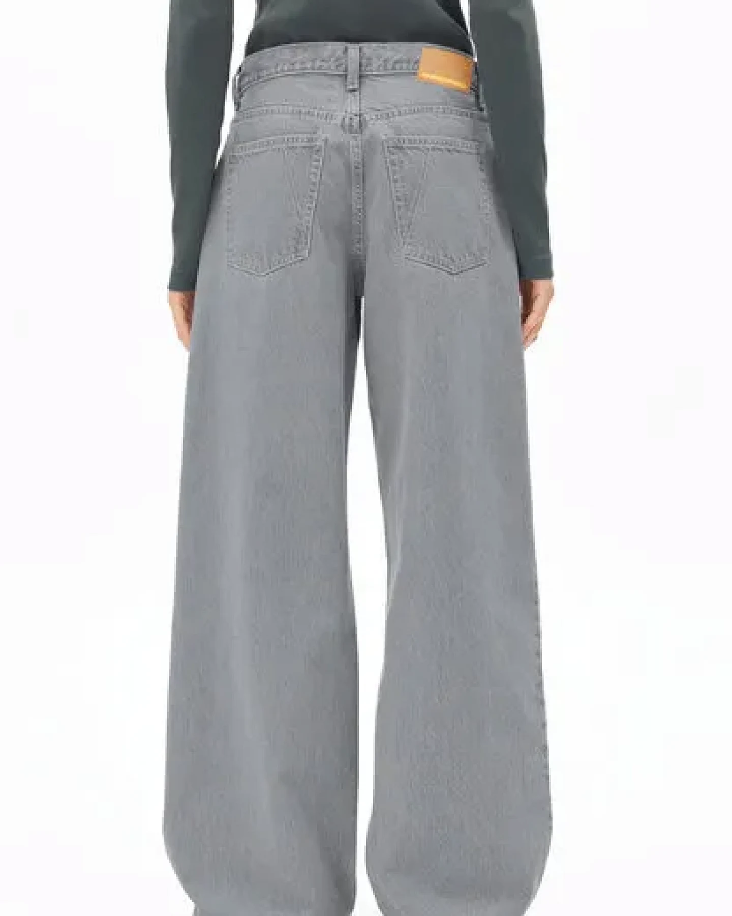 ARMEDANGELS ASTRAEAAS Damen Wide Leg Mid Waist aus Lyocell Baumwoll Mix – Ansicht 2