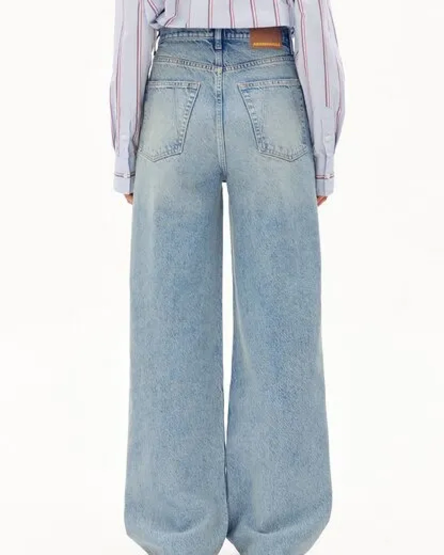ARMEDANGELS ENIJAA Damen Wide Leg Jeans aus recyceltem Baumwoll-Mix – Ansicht 2
