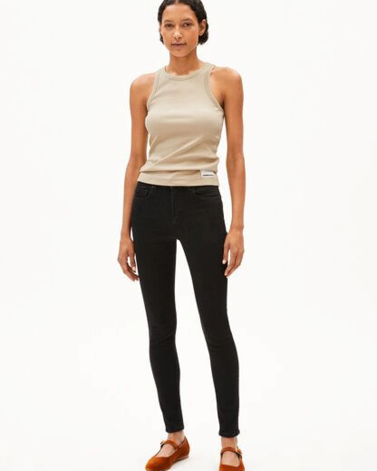 ARMEDANGELS TILLAA Damen Skinny Jeans Mid Waist Bio-Baumwoll Mix X-Stretch – Ansicht 4