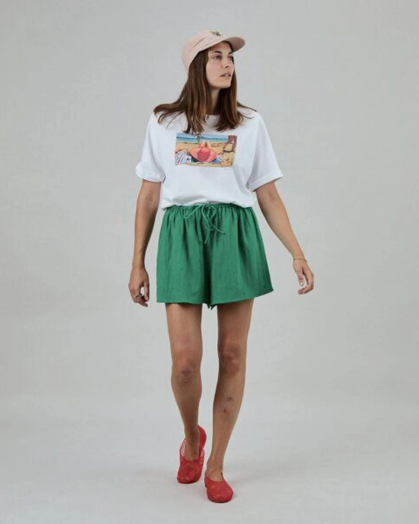 Brava Fabrics Bali Loose Shorts Green – Ansicht 3