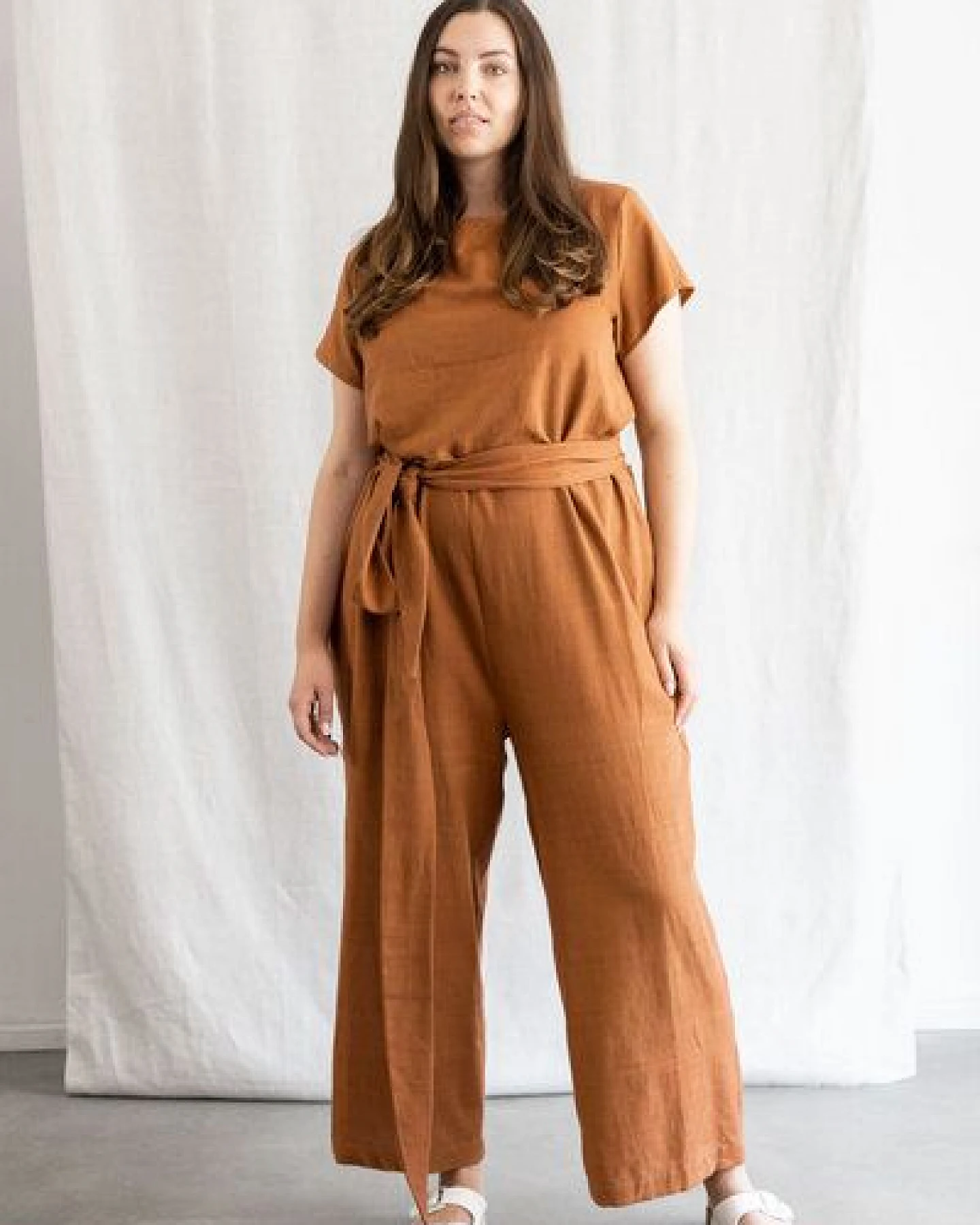 Jyoti - Fair Works Baumwoll Jumpsuit Nirav – Ansicht 2