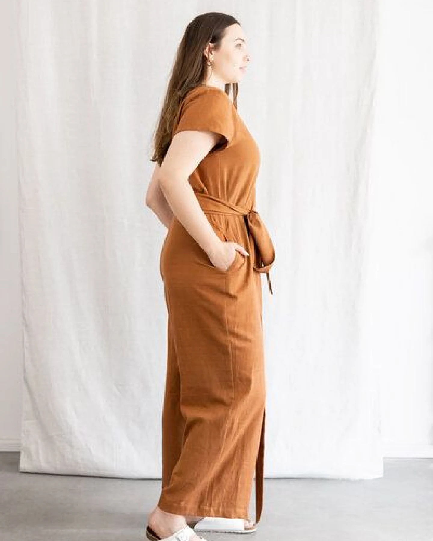 Jyoti - Fair Works Baumwoll Jumpsuit Nirav – Ansicht 3