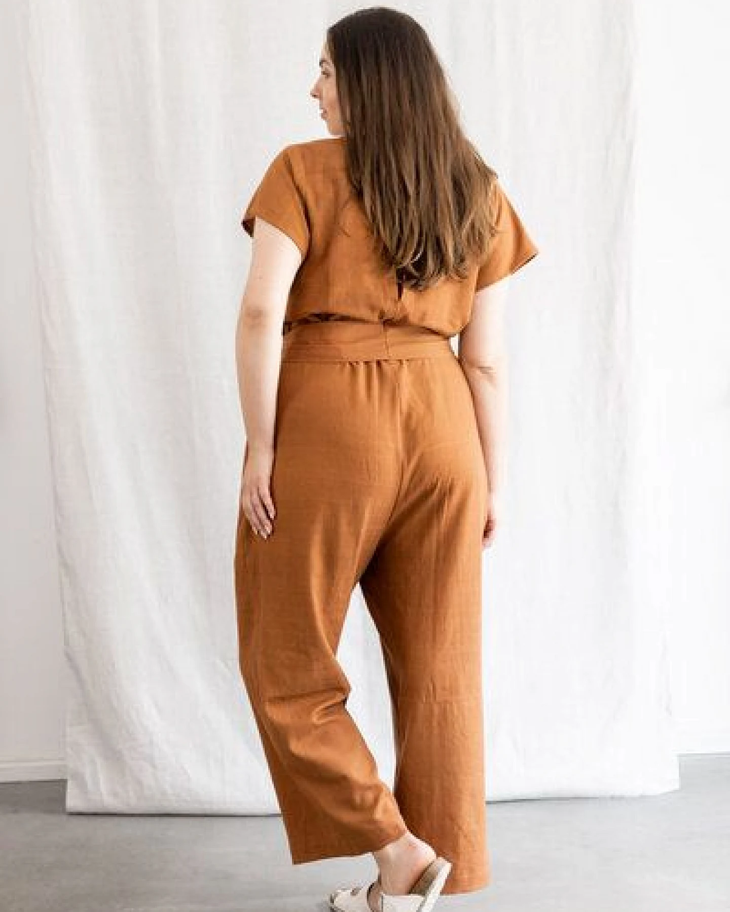 Jyoti - Fair Works Baumwoll Jumpsuit Nirav – Ansicht 4