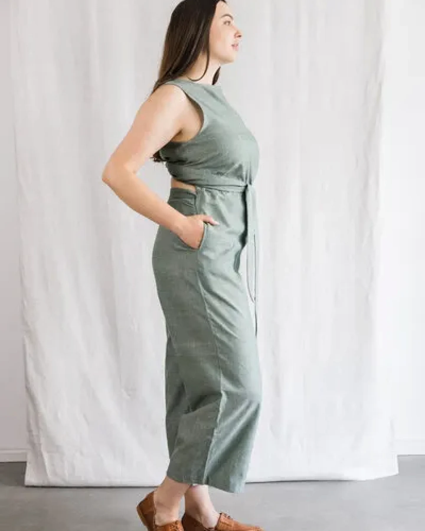 Jyoti - Fair Works Bio-Baumwoll Jumpsuit Anusha – Ansicht 3