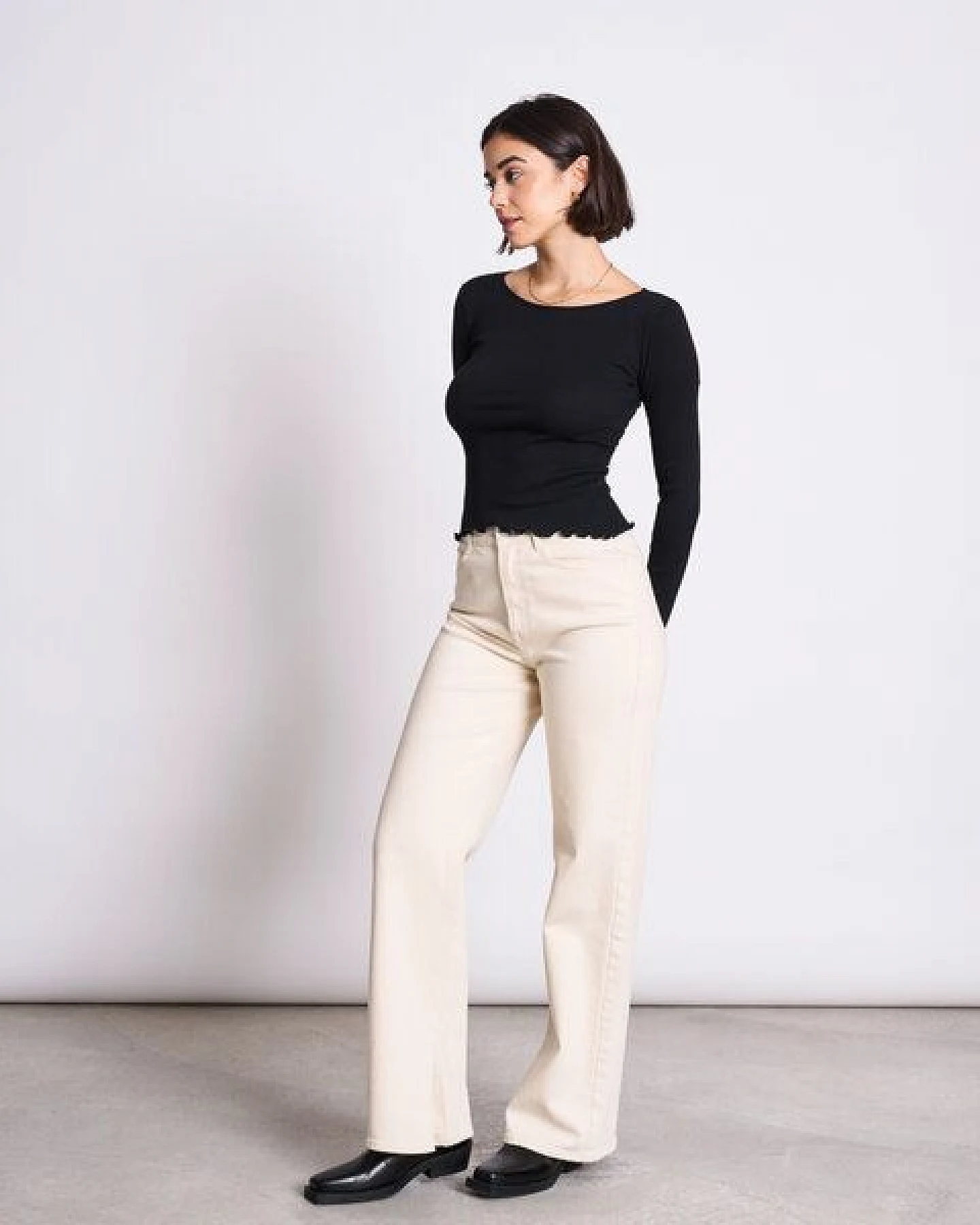 JAN N JUNE Minirib Longsleeve AVERSA – Ansicht 3
