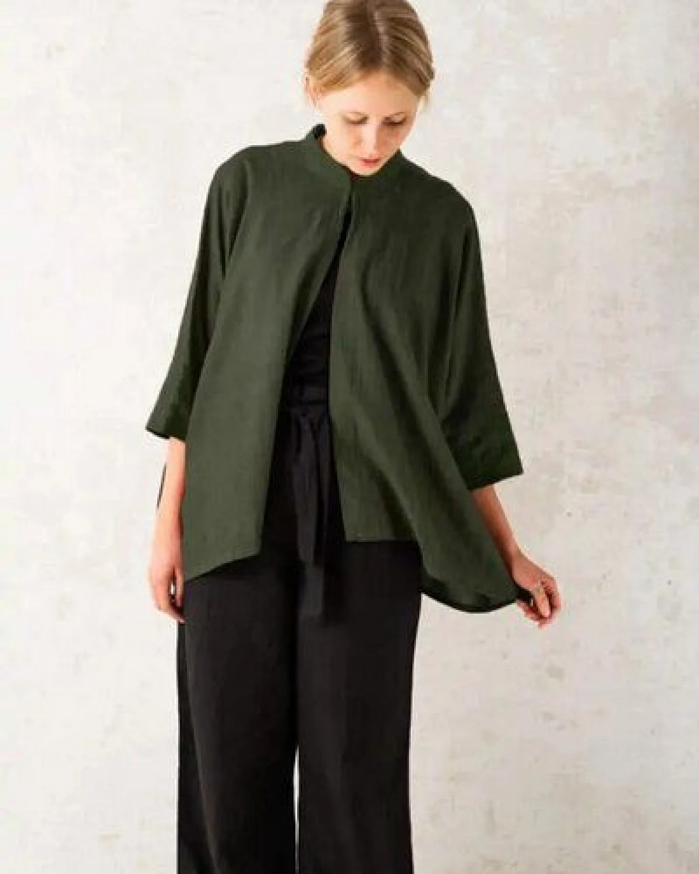 Jyoti - Fair Works Baumwoll Cardigan Chandrapur – Ansicht 3